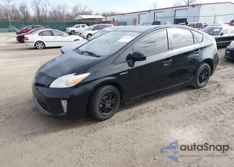 2012 Toyota Prius Three из США, поврежденный, VIN JTDKN3DUXC5535904
